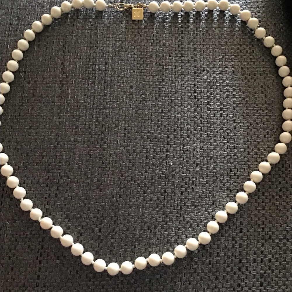 Lucky Brand beige bead necklace